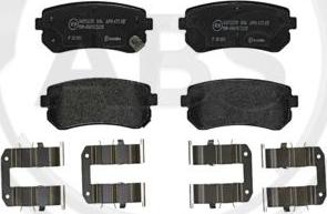 A.B.S. P30051 - Brake Pad Set, disc brake car-mod.net