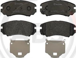 A.B.S. P30018 - Brake Pad Set, disc brake car-mod.net