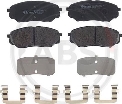 A.B.S. P30086 - Brake Pad Set, disc brake car-mod.net