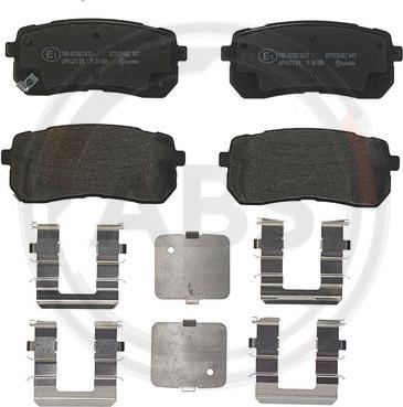 A.B.S. P30080 - Brake Pad Set, disc brake car-mod.net