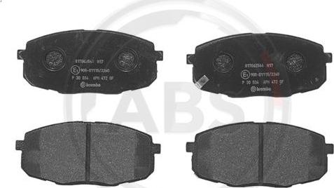 A.B.S. P30034 - Brake Pad Set, disc brake car-mod.net