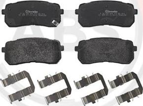 A.B.S. P30035 - Brake Pad Set, disc brake car-mod.net