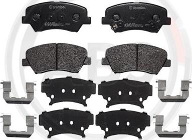 A.B.S. P30073 - Brake Pad Set, disc brake car-mod.net
