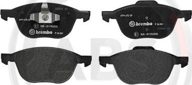 A.B.S. P24061 - Brake Pad Set, disc brake car-mod.net