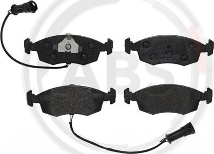 A.B.S. P24007 - Brake Pad Set, disc brake car-mod.net