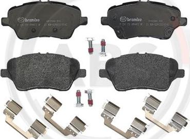A.B.S. P24151 - Brake Pad Set, disc brake car-mod.net