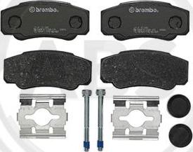 A.B.S. P23093 - Brake Pad Set, disc brake car-mod.net