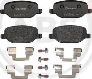 A.B.S. P23089 - Brake Pad Set, disc brake car-mod.net