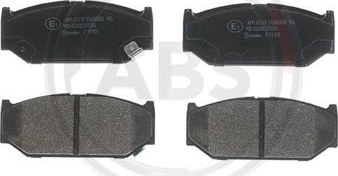 A.B.S. P79031 - Brake Pad Set, disc brake car-mod.net