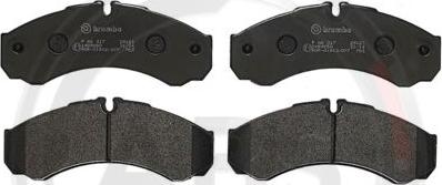 A.B.S. PA6017 - Brake Pad Set, disc brake car-mod.net