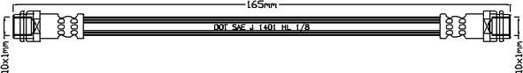 ABTEX ABH1009 - Brake Hose car-mod.net