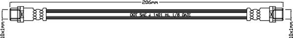 ABTEX ABH1024 - Brake Hose car-mod.net