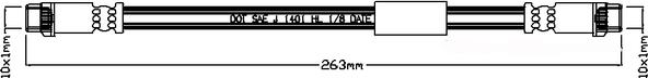 ABTEX ABH1199 - Brake Hose car-mod.net