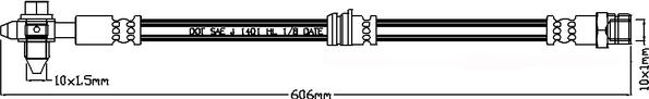ABTEX ABH1194 - Brake Hose car-mod.net