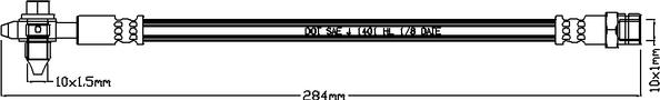 ABTEX ABH1195 - Brake Hose car-mod.net