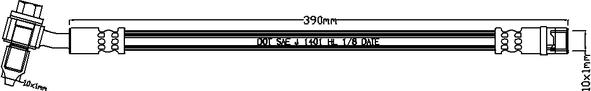 ABTEX ABH1192 - Brake Hose car-mod.net