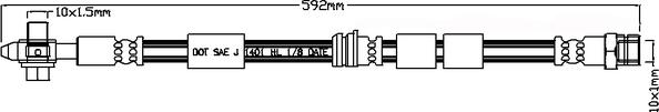 ABTEX ABH1140 - Brake Hose car-mod.net