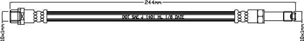 ABTEX ABH1102 - Brake Hose car-mod.net