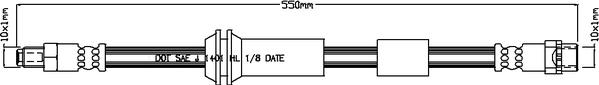 ABTEX ABH1189 - Brake Hose car-mod.net