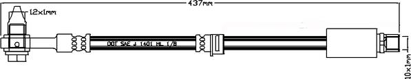 ABTEX ABH1131 - Brake Hose car-mod.net
