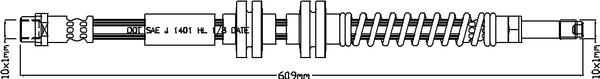 ABTEX ABH1238 - Brake Hose car-mod.net