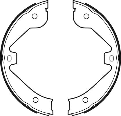 ABTEX ABS4091 - Drum Brake Shoe Set car-mod.net