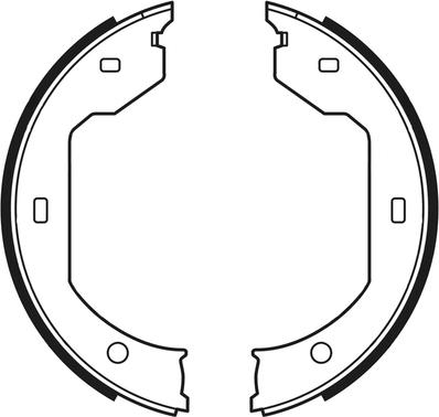 ABTEX ABS4069 - Drum Brake Shoe Set car-mod.net