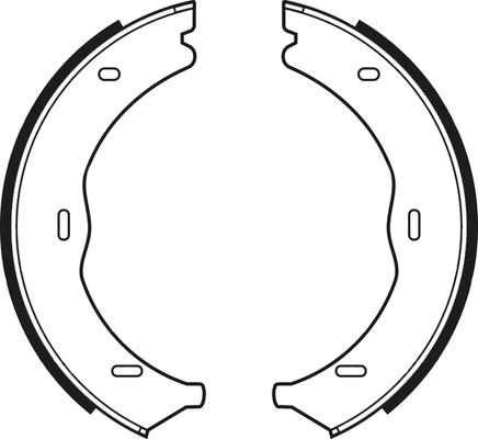 ABTEX ABS4088 - Drum Brake Shoe Set car-mod.net
