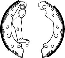 ABTEX ABS4032 - Drum Brake Shoe Set car-mod.net