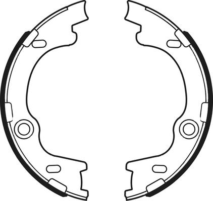 ABTEX ABS4118 - Drum Brake Shoe Set car-mod.net