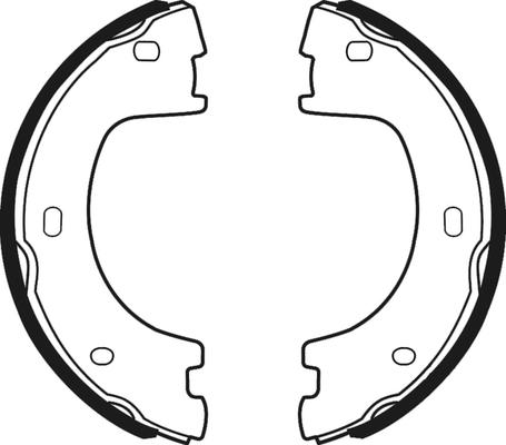ABTEX ABS4183 - Drum Brake Shoe Set car-mod.net