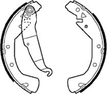 ABTEX ABS545 - Drum Brake Shoe Set car-mod.net