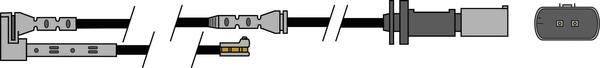 ABTEX AWL284 - Warning Contact, brake pad wear car-mod.net