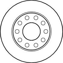 ABTEX BD907S - Brake Disc car-mod.net