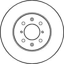 ABTEX BD434V - Brake Disc car-mod.net