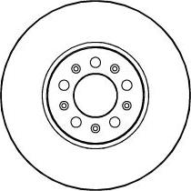 ABTEX BD594V - Brake Disc car-mod.net