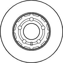 ABTEX BD592V - Brake Disc car-mod.net