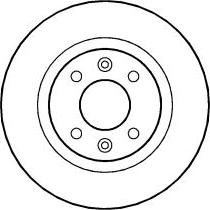 ABTEX BD530V - Brake Disc car-mod.net