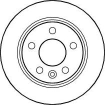 ABTEX BD638S - Brake Disc car-mod.net