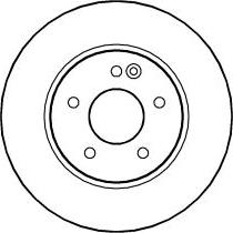 ABTEX BD673V - Brake Disc car-mod.net
