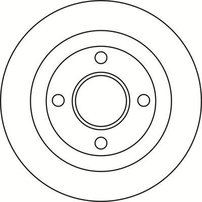 ABTEX BD1966S - Brake Disc car-mod.net