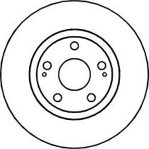 ABTEX BD1429V - Brake Disc car-mod.net