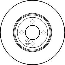 ABTEX BD1503V - Brake Disc car-mod.net