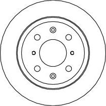 ABTEX BD165S - Brake Disc car-mod.net