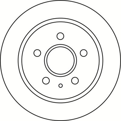 ABTEX BD1614S - Brake Disc car-mod.net