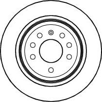 ABTEX BD1055V - Brake Disc car-mod.net
