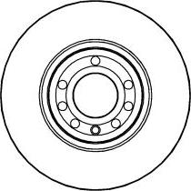 ABTEX BD1053V - Brake Disc car-mod.net