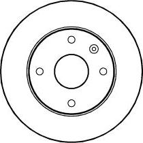 ABTEX BD1067V - Brake Disc car-mod.net