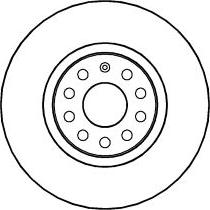 ABTEX BD1085V - Brake Disc car-mod.net