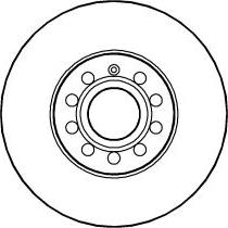 ABTEX BD1086V - Brake Disc car-mod.net